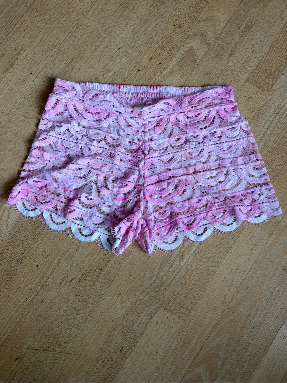 PQ SWIM lexi short pink white size xs/s